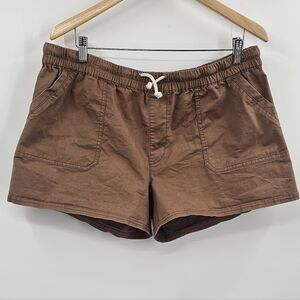Pact Brown Organic Cotton Shorts Size XL